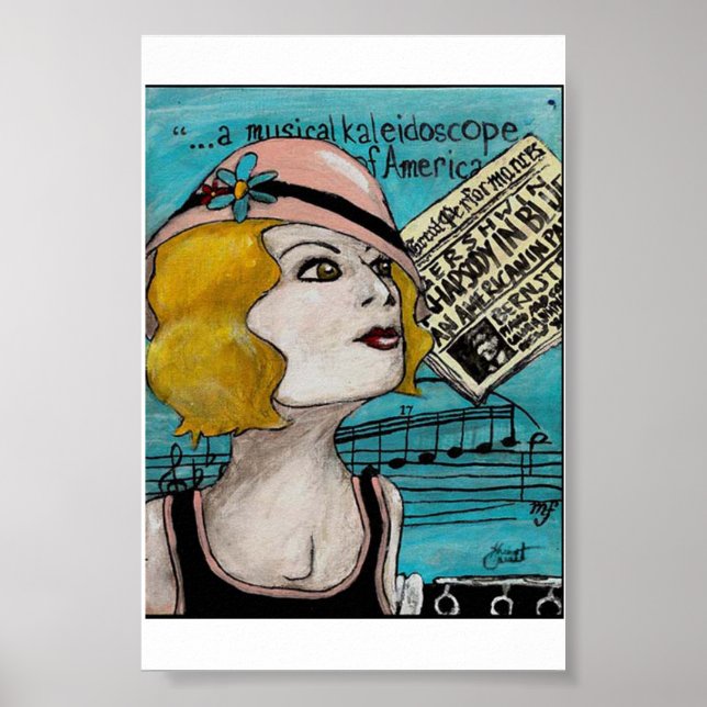 Rhapsody i Blue Poster (Framsidan)