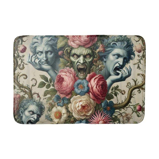 Rhapsody Road - Gothic Blommigt Badrumsmatta (Framsidan)