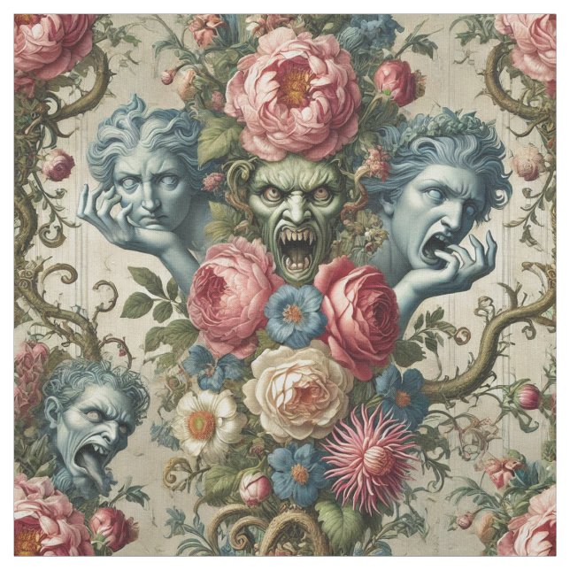 Rhapsody Road - Gothic Påstående Tile Tyg (Provkarta)