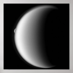 Rhea Emerges från Titan-Kanvastrycket Poster