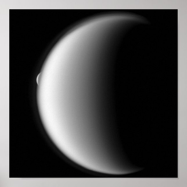 Rhea Emerges från Titan-Kanvastrycket Poster (Framsidan)