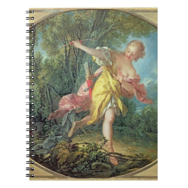Rhea Sylvia som flyr från vargen, 1756 Anteckningsbok (Framsidan)