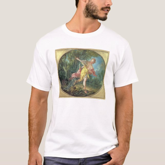 Rhea Sylvia som flyr från vargen, 1756 Tee Shirt (Framsida)