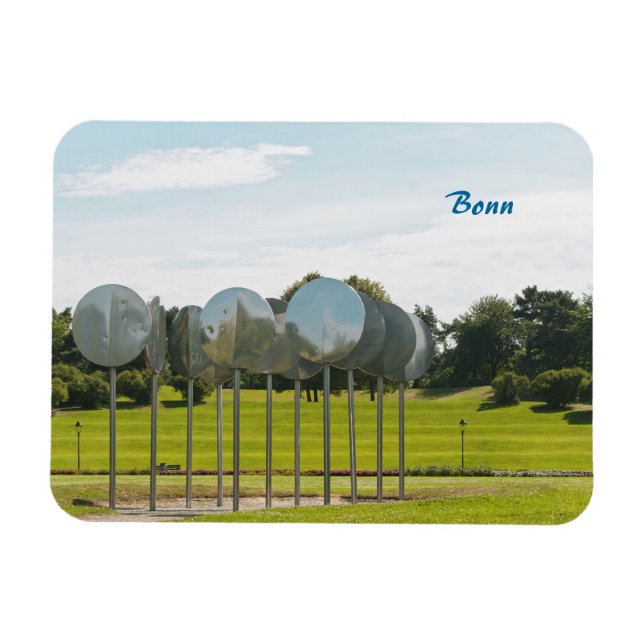 Rheinaue Park i Bonn Magnet (Horisontell)