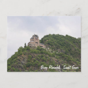 Rheinfels Castle ovanför Sankt Goar Vykort