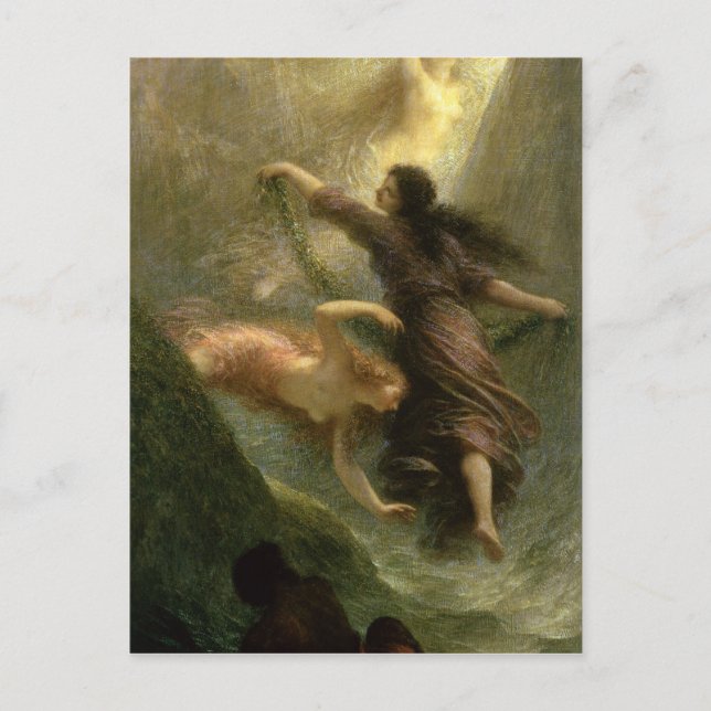 Rheingold, första scenen 1888 vykort (Framsida)