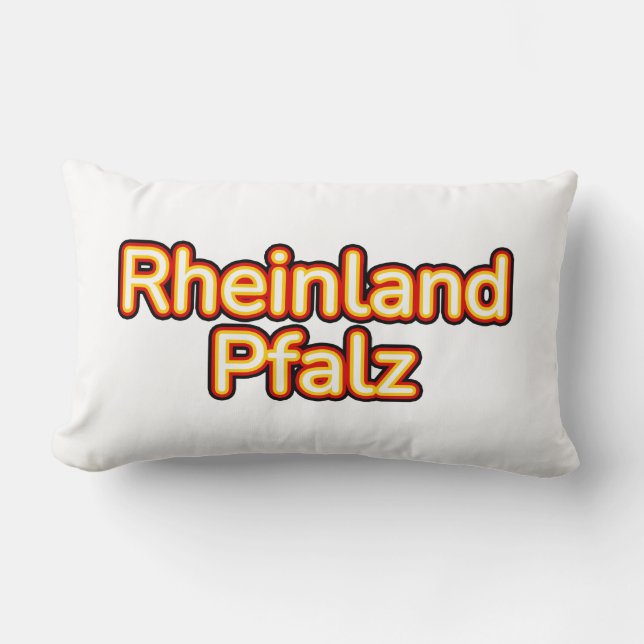 Rheinland Pfalz Deutschland Tyskland Lumbarkudde (Framsida)