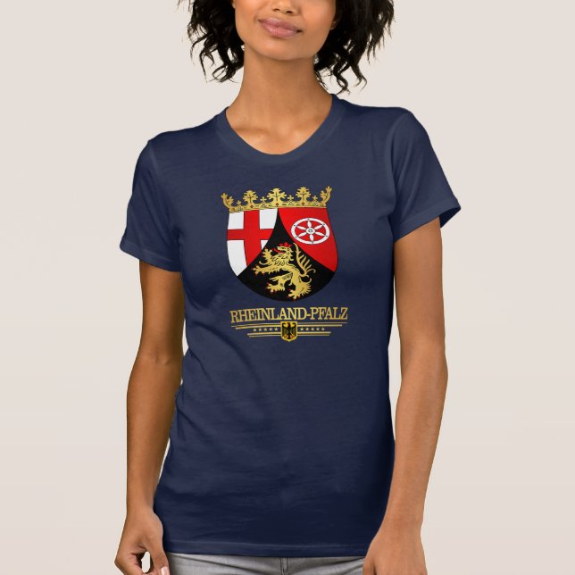 Rheinland-Pfalz (Rheinland-Pfalz) COA Tee Shirt (Framsida)