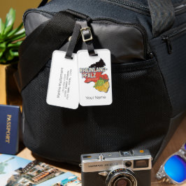 Rheinland-Pfalz Tyskland federal State RLP Bagagebricka