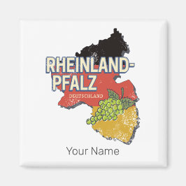 Rheinland-Pfalz Tyskland federal State RLP Magnet