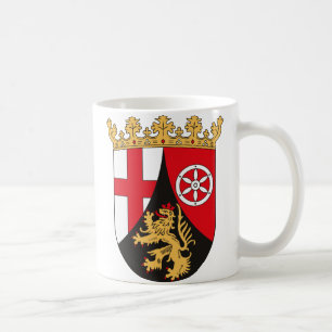 Rheinland Pfalz vapensköldmugg Kaffemugg