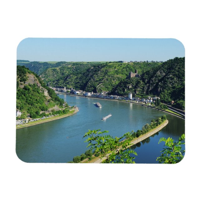 Rheintal an der Loreley Magnet (Horisontell)