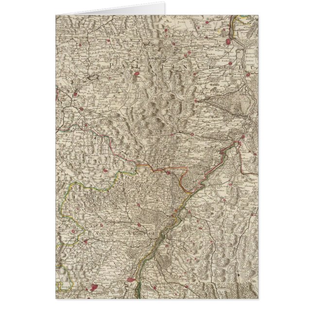 Rhendalen Valley, Frankrike Hälsningskort (Framsidan)