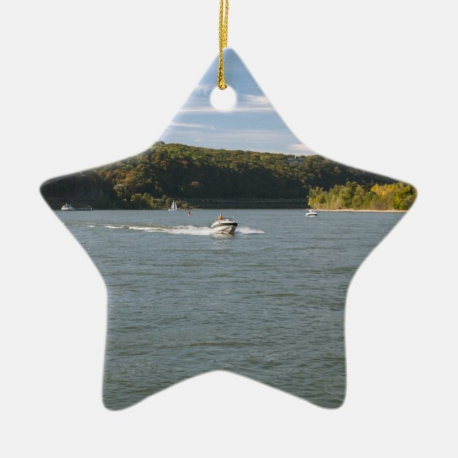 Rhenfloden Julgransprydnad Keramik (Framsidan)