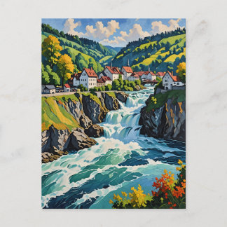Rhensjöfarten i Schaffhausen Vykort