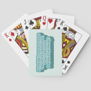 Rhetoriska frågor Funny Grammar Casinokort