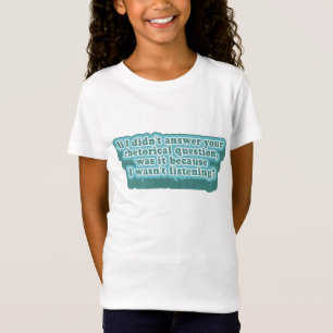 Rhetoriska frågor Funny Grammar T Shirt
