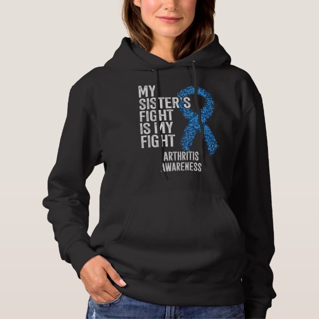 Rheumatoid arthritis My Sister s Fight Is My Fight T Shirt (Framsida)