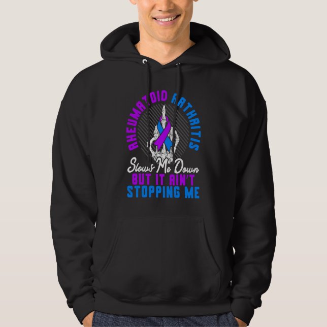 Rheumatoid Arthritis Warrior Autoimmune Disorder Hoodie (Framsida)