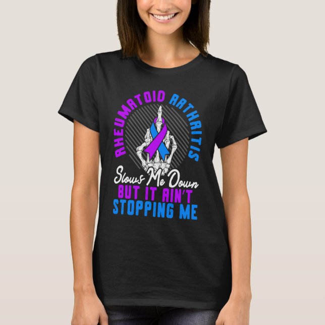 Rheumatoid Arthritis Warrior Autoimmune Disorder T Shirt (Framsida)