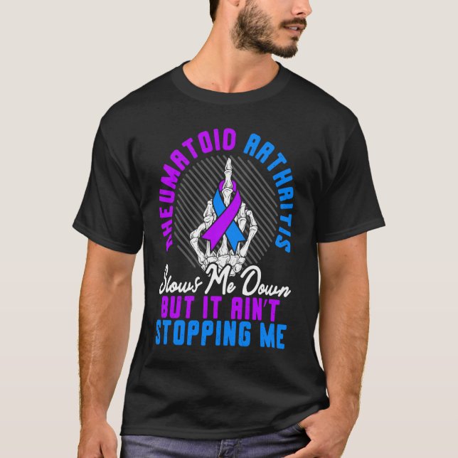 Rheumatoid Arthritis Warrior Autoimmune Disorder T Shirt (Framsida)