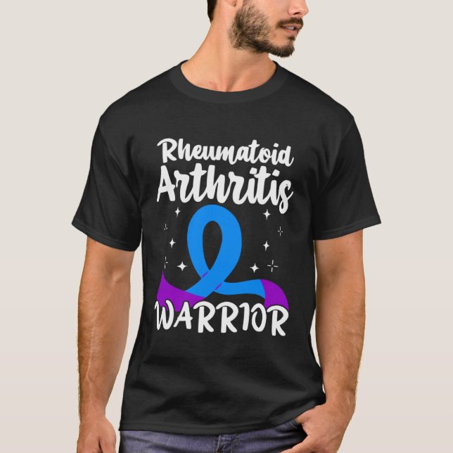 Rheumatoid Arthritis Warrior Joint Pain Disease  1 T Shirt (Framsida)