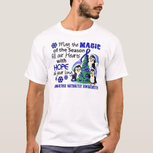 Rheumatoid artrit för julpingvin t shirt