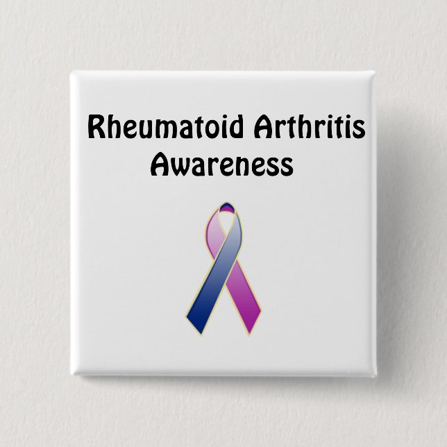 Rheumatoid artritmedvetenhet knapp (Framsida)