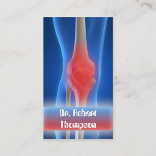 Rheumatologist-/ortoped-/traumakort Visitkort