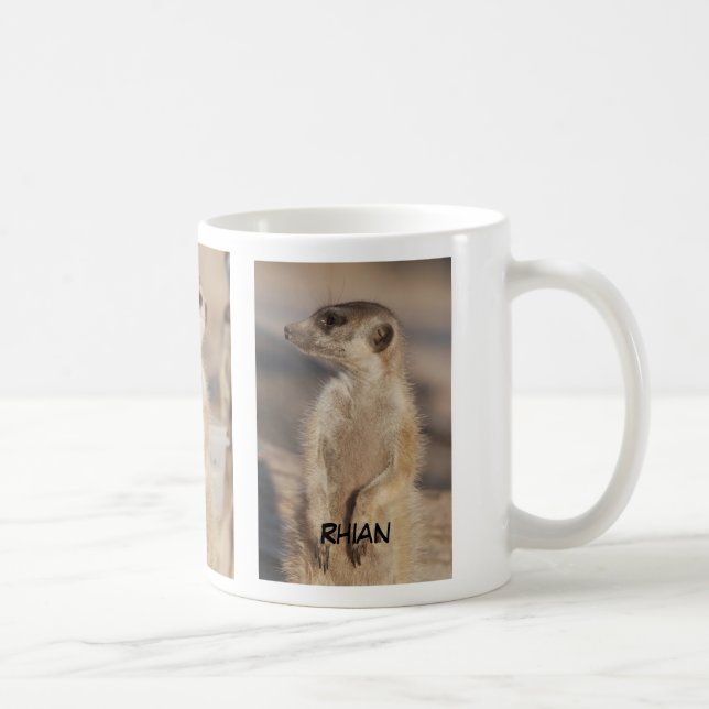 Rhian meerkatmugg kaffemugg (Höger)