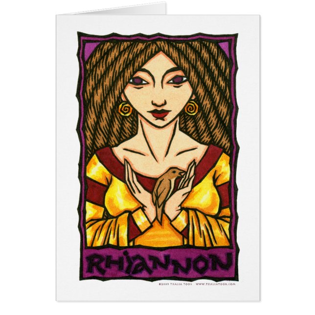 Rhiannon Hälsningskort (Framsidan)