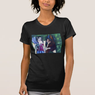 Rhiannon och henne Fae hästT-tröja Tee Shirt