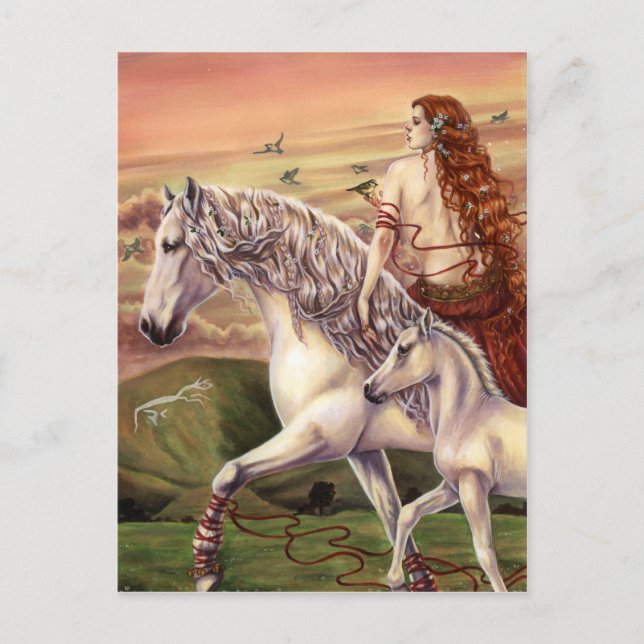 Rhiannons Ryttare Vykort (Framsida)