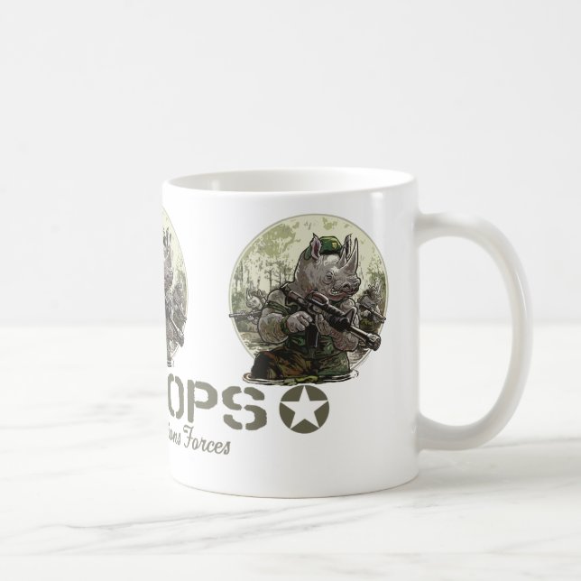Rhin Ops utrustar speciella funktionsstyrkor Kaffemugg (Höger)
