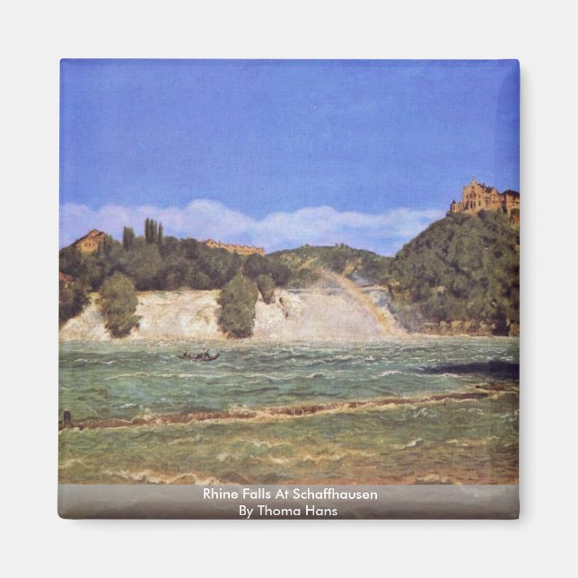 Rhine-boxar på Schaffhausen av Thoma Hans Magnet (Framsidan)