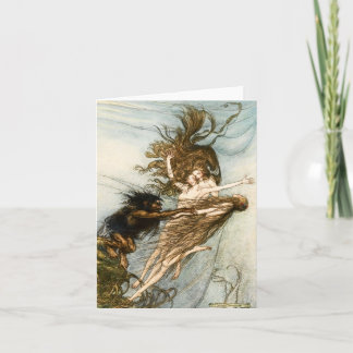 Rhine jungfruar & Alberich Notecard Tack Kort