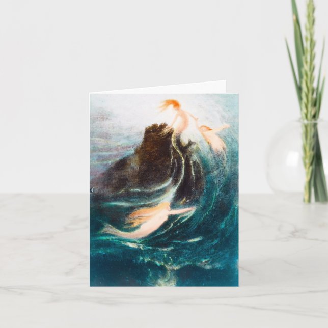 Rhine Maidens Notecard Kort (Framsida)