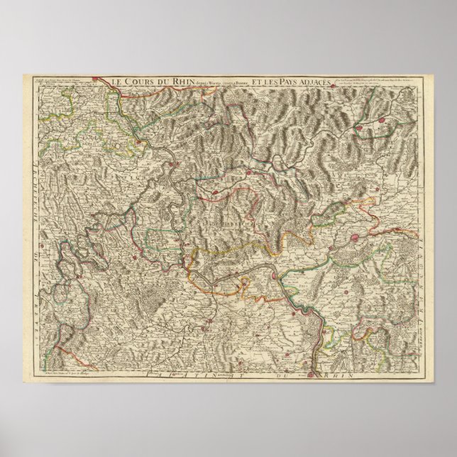 Rhine River Valley Poster (Framsidan)