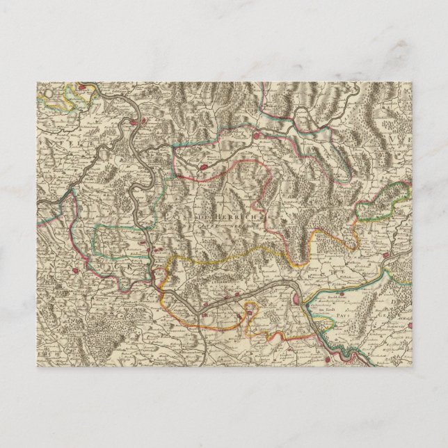 Rhine River Valley Vykort (Framsida)