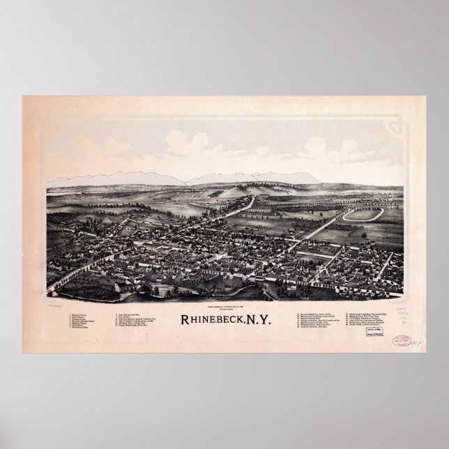 Rhinebeck, New York (1890) Poster (Framsidan)