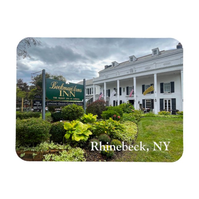 Rhinebeck New York Magnet (Horisontell)