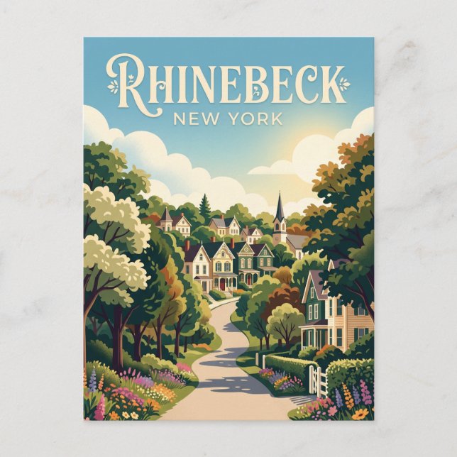 Rhinebeck USA Vykort (Framsida)