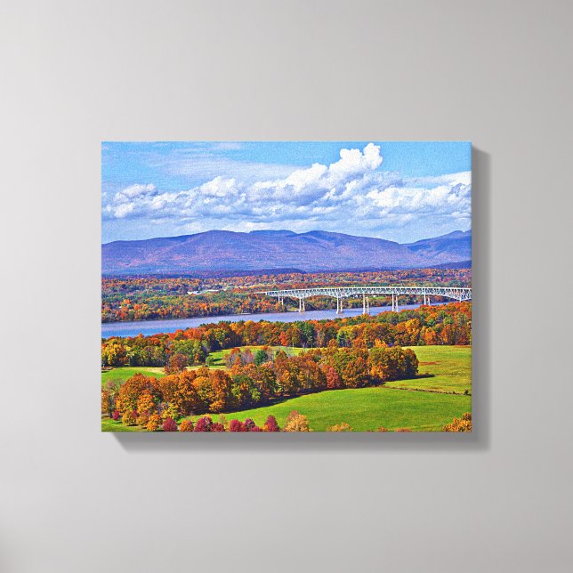 Rhinecliff Bridge i fallet Canvastryck (Framsida)