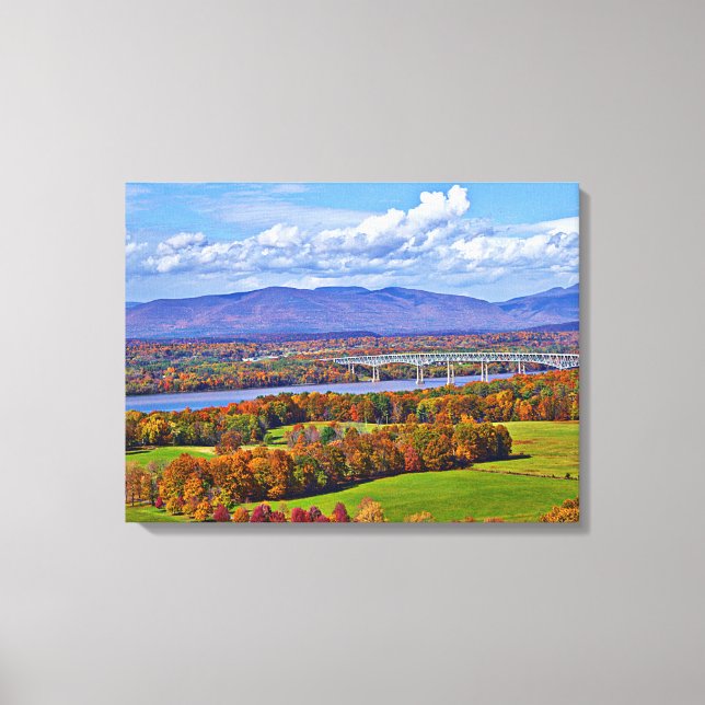 Rhinecliff Bridge i fallet Canvastryck (Framsida)