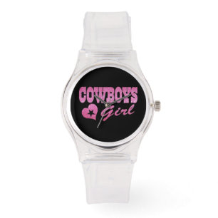 Rhinestone Black Enamel Watch Cowtjejer tittar på Armbandsur