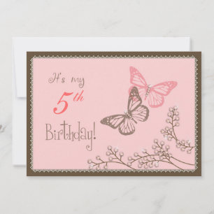 Rhinestone Butterflies-inbjudan Inbjudningar