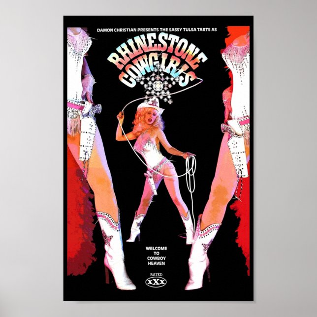 Rhinestone Cowtjejer Poster (Framsidan)