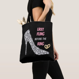Rhinestone Heels Last Fling Tygkasse