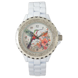 Rhinestone Hummingbird, kvinnor Armbandsur