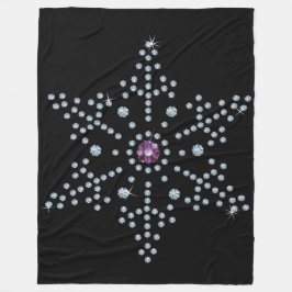 Rhinestone Snowflake Diamonds Fleecefilt